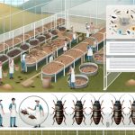 How insects are farmed for human consumption.