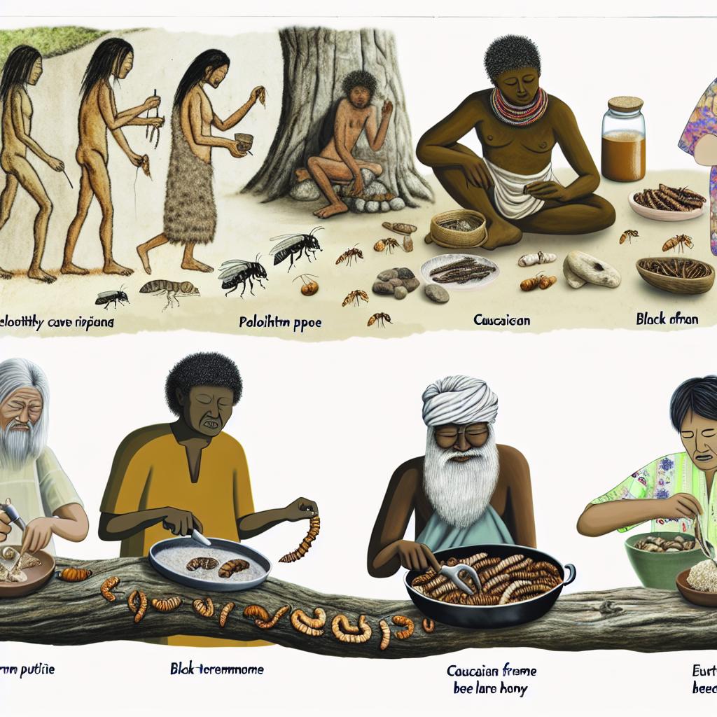 The history of insects as a food source.